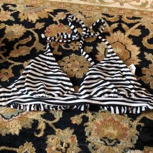Striped Bathing Suit Top